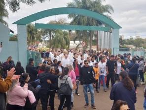 Milhares de pessoas participaram da 71ª Romária de Fátima em Cruz Alta 