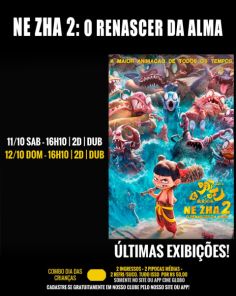 DOMINGO: Confira a programação de filmes  no Cine Globo de Cruz Alta