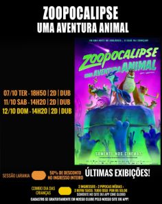 DOMINGO: Confira a programação de filmes  no Cine Globo de Cruz Alta