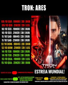 DOMINGO: Confira a programação de filmes  no Cine Globo de Cruz Alta