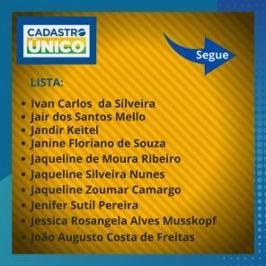 SDS divulga lista com nomes de cadastros irregulares do Cad Único