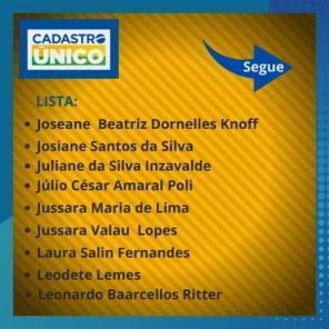 SDS divulga lista com nomes de cadastros irregulares do Cad Único