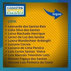 SDS divulga lista com nomes de cadastros irregulares do Cad Único