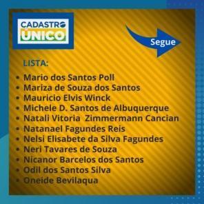SDS divulga lista com nomes de cadastros irregulares do Cad Único