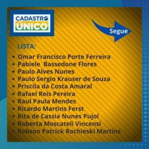 SDS divulga lista com nomes de cadastros irregulares do Cad Único