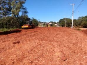 Andamento de obra na ponte de acesso Acelino Flores