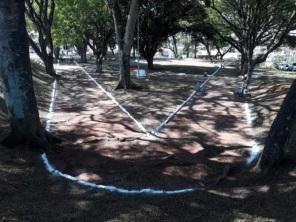 Andamento de obra na ponte de acesso Acelino Flores