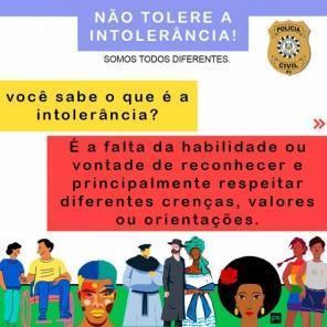 Nova campanha da Polícia Civil tem foco em crimes de discriminação