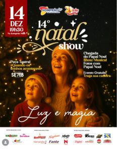Natal Show chega à 14ª edição com teatro, música e presença do Papai Noel