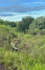 Acidente grave na BR-158 deixa dois feridos em Cruz Alta