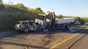 Grave acidente deixa vítima fatal na BR-158 em Cruz Alta