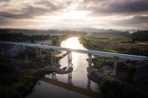 ERS-130>Governador inaugura nova ponte sobre o Rio Forqueta no Vale do Taquari
