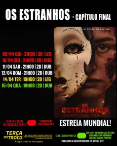 CINEMA: Confira os filmes em Cartaz neste sábado em Cruz Alta