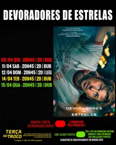 DOMINGO> Confira a programação de filmes  no Cine Globo de Cruz Alta