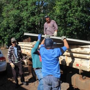 TEMPORAL>Prefeitura distribuiu 460 telhas para famílias atingidas em Cruz Alta