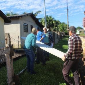 TEMPORAL>Prefeitura distribuiu 460 telhas para famílias atingidas em Cruz Alta