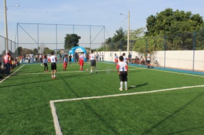 ESPORTES>Prefeitura inaugura Praça Poliesportiva do bairro Jardim Primavera II