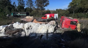 PANAMBI> Acidente de trânsito na segunda no Trevão da BR-285 com a BR-158