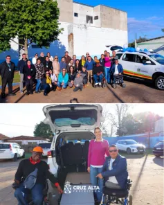 Cruz Alta recebe veículo adaptado para transporte de cadeirantes