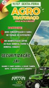 É HOJE> Agrotratoraço em Cruz Alta deve mobilizar produtores e máquinas