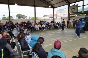 5ª Coxilha instrumental encantou os alunos do Carlos Gomes na sexta 