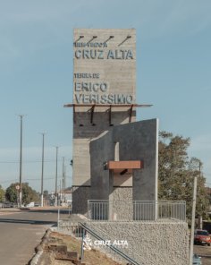 Pórtico de Cruz Alta entra na fase final e será novo cartão-postal da cidade