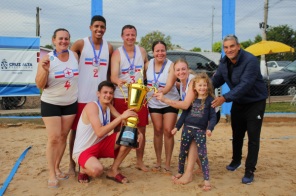 ACONTECEU> O 2° Torneio de Vôlei de Areia Julieli Mendes Marangon 