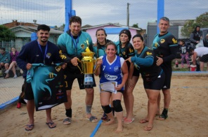 ACONTECEU> O 2° Torneio de Vôlei de Areia Julieli Mendes Marangon 