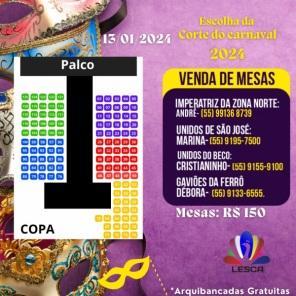 CORTE DO CARNAVAL: A escolha é amanhã no ginásio Municipal