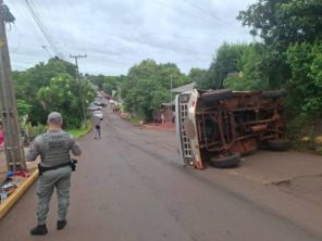 IJUÍ> Motorista sofre mal súbito e morre após tombamento de veículo
