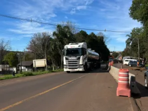Ponte sobre o Rio Ijuí terá passagem de veículos pesados interditada