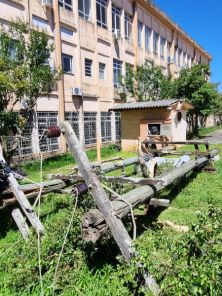 UNICRUZ> Temporal derruba transformador e suspende atividades administrativas