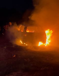 Incêndio destrói veículo na rodovia entre Cruz Alta e Benjamin Nott