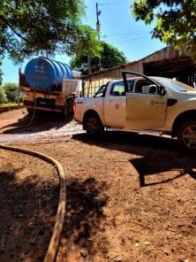 650 mil litros de água distribuídos com a estiagem se agravando em Cruz Alta