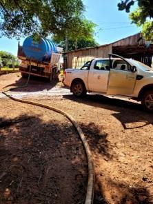 650 mil litros de água distribuídos com a estiagem se agravando em Cruz Alta