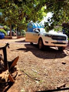 650 mil litros de água distribuídos com a estiagem se agravando em Cruz Alta