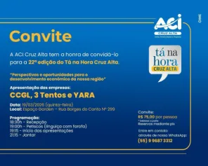 ACI> CCGL, 3 Tentos e YARA são destaques da 22º edição do Tá na Hora Cruz Alta