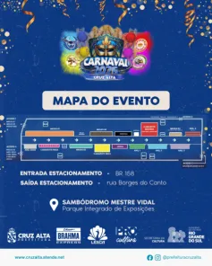 CARNAVAL DE CRUZ ALTA> Hoje os ensaios técnicos no sambódromo Mestre Vidal