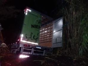 Acidente com danos materiais na ERS-342 na madrugada desta sexta-feira