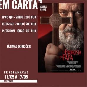 FINDI: Confira a programação de filmes em exibição no Cine Globo de Cruz Alta