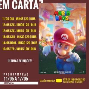 FINDI: Confira a programação de filmes em exibição no Cine Globo de Cruz Alta