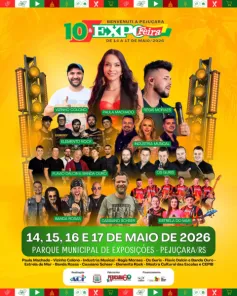 COMEÇA AMANHÃ> 10ª Expofeira de Pejuçara terá quatro dias de muita festa 