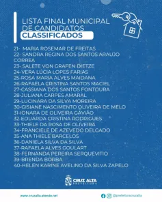 Prefeitura divulga lista final para 140 casas do Minha Casa, Minha Vida