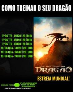 DOMINGO: Confira a programação de filmes  no Cine Globo de Cruz Alta