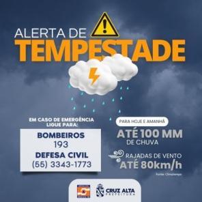 CICLONE: Prefeitura reúne Comitê de Crise para tratar de ações preventivas