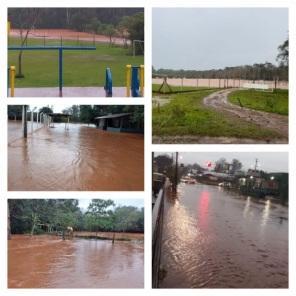 CICLONE NO RS: Chuva causa alagamentos e transtornos em Panambi