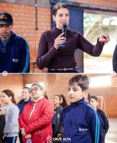 EMEF Alberto Pasqualini recebe nova iluminação no ginásio poliesportivo