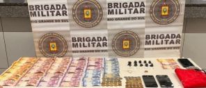 Brigada Militar prende homem por tráfico de drogas na Vila Hilda em Cruz Alta