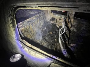 MAIS UM> Veículo pega fogo na rodovia Pedro Braga em Cruz Alta; ninguém ferido