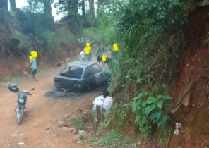 SUSTO> Veículo pega fogo em Coronel Bicaco; ninguém ficou ferido